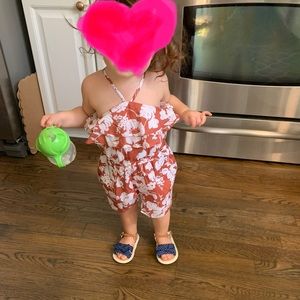 Janie and Jack Halter Romper 18-24 mos